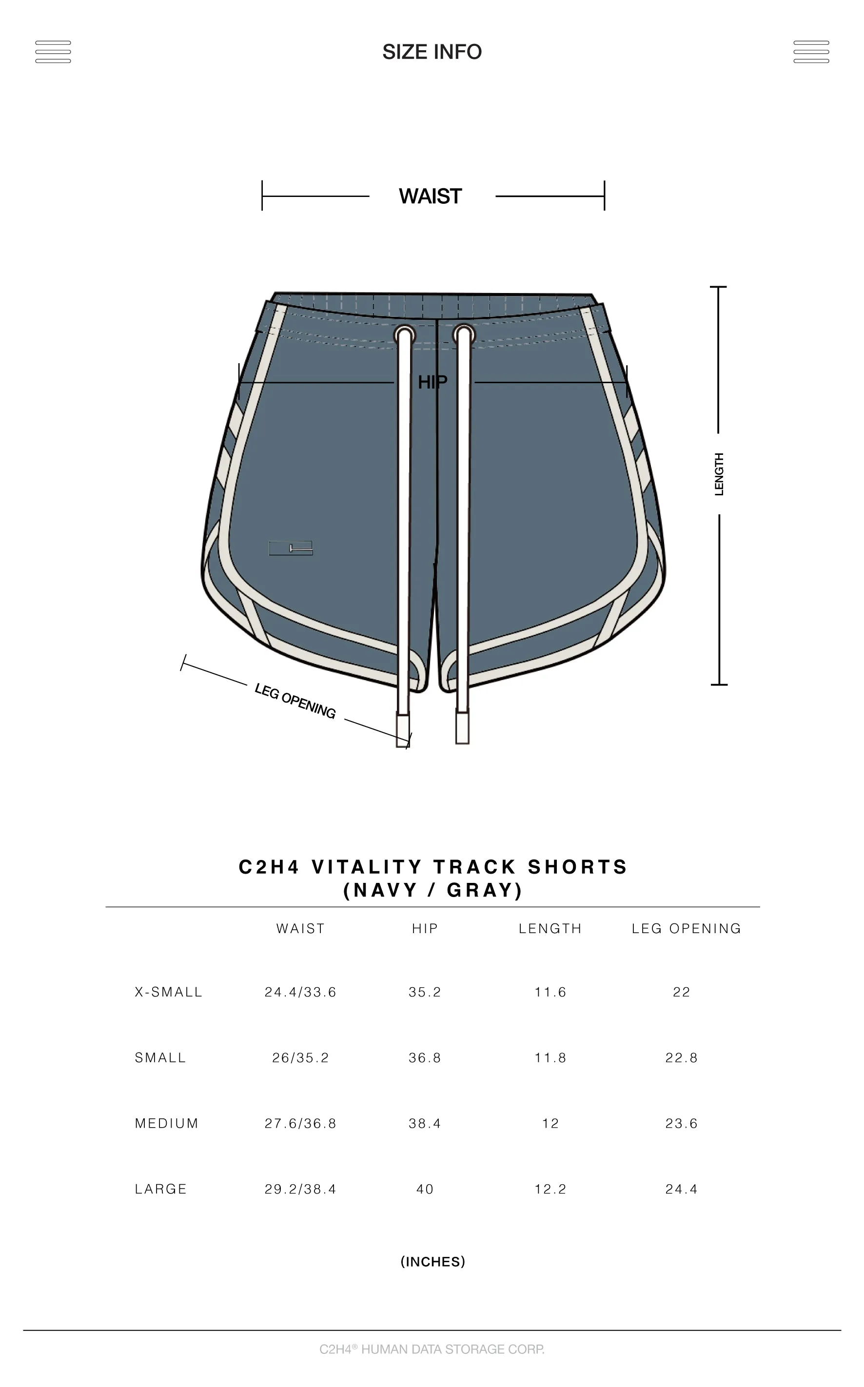 009 - Vitality Track Shorts