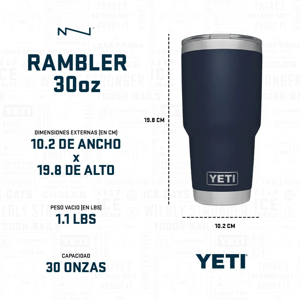 21071501391 TERMO RAMBLER 30oz RESCUE RED MARCA YETI