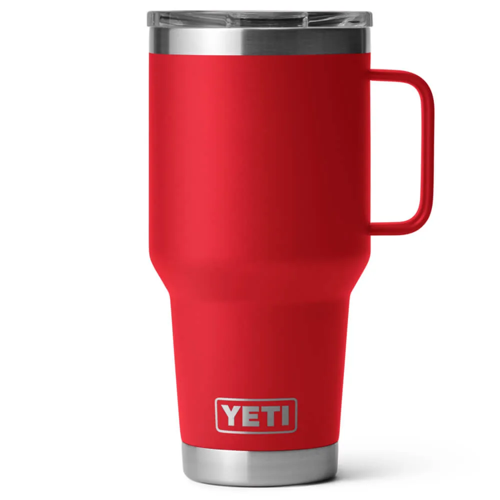 21071501393 TAZA RAMBLER 30oz TRAVEL MUG CON TAPA STRONGHOLD RESCUE RED MARCA YETI