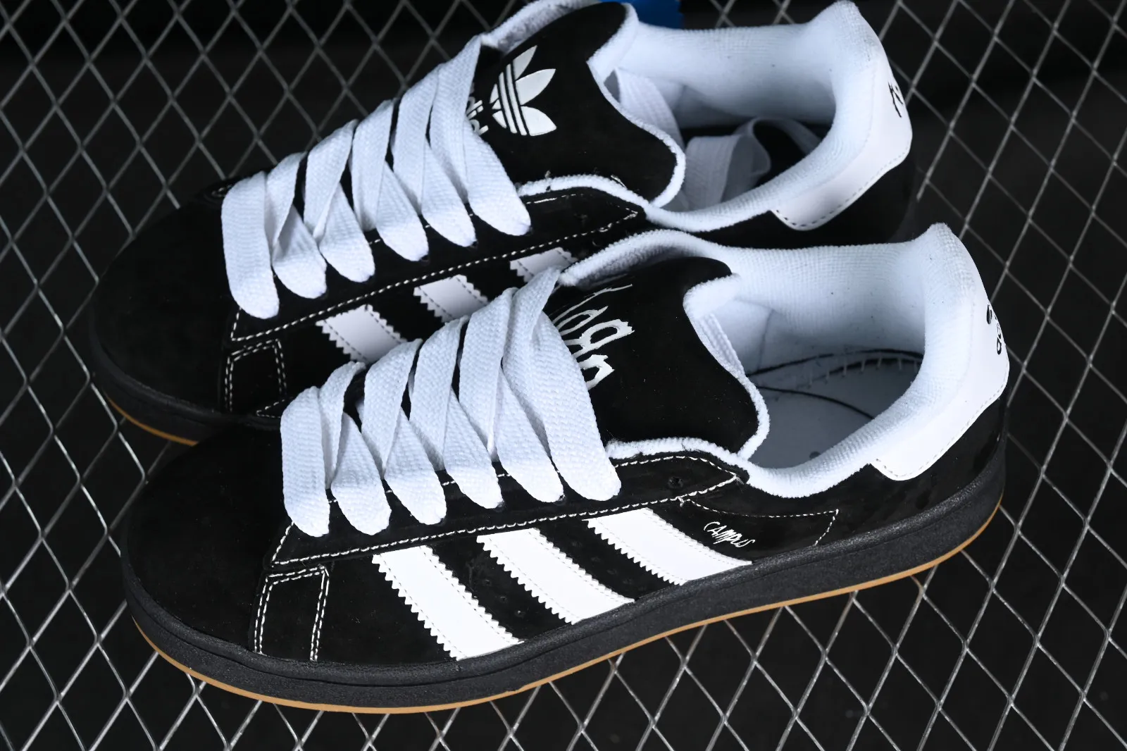 Adidas Originals Campus 00s Core Black Cloud White Brown ID7068