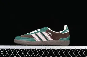 Adidas Samba OG Green Dark Brown Cream White ID6022