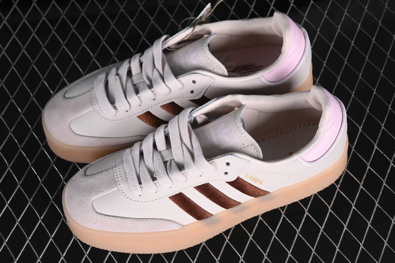 Adidas Samba Vegan Light Pink Brown ID3737