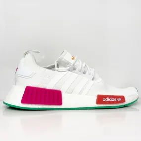 Adidas Womens NMD R1 GZ4964 White Running Shoes Sneakers Size 9