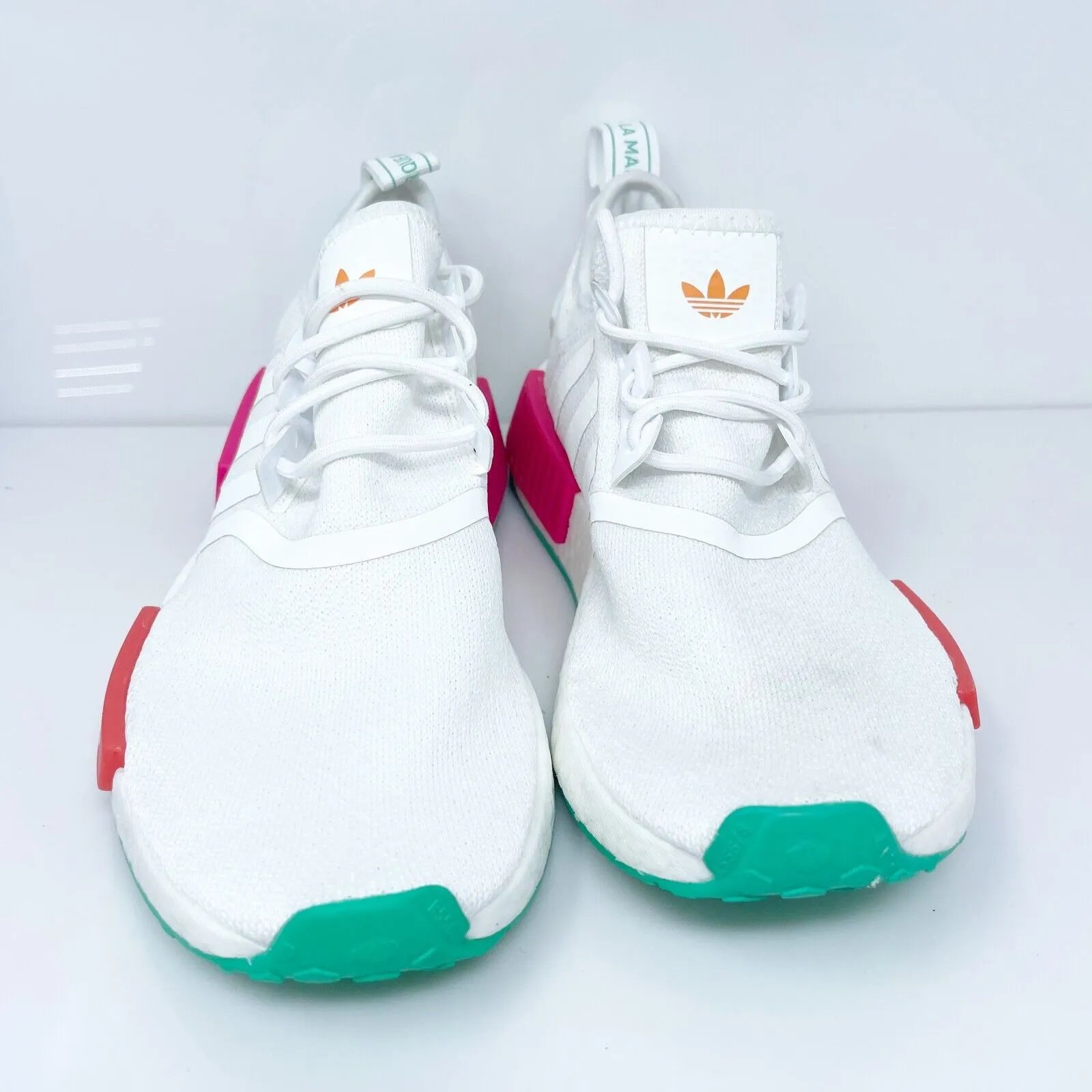 Adidas Womens NMD R1 GZ4964 White Running Shoes Sneakers Size 9