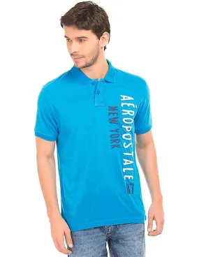 Aeropostale Appliqued Front Polo Shirt