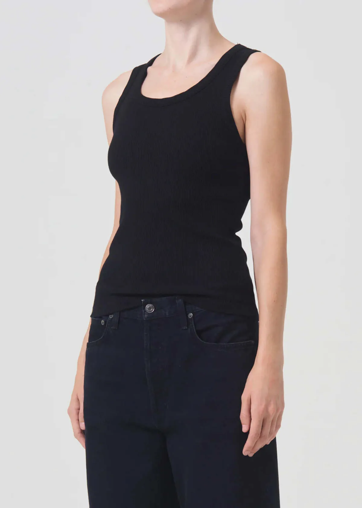 Agolde Poppy Tank - Black