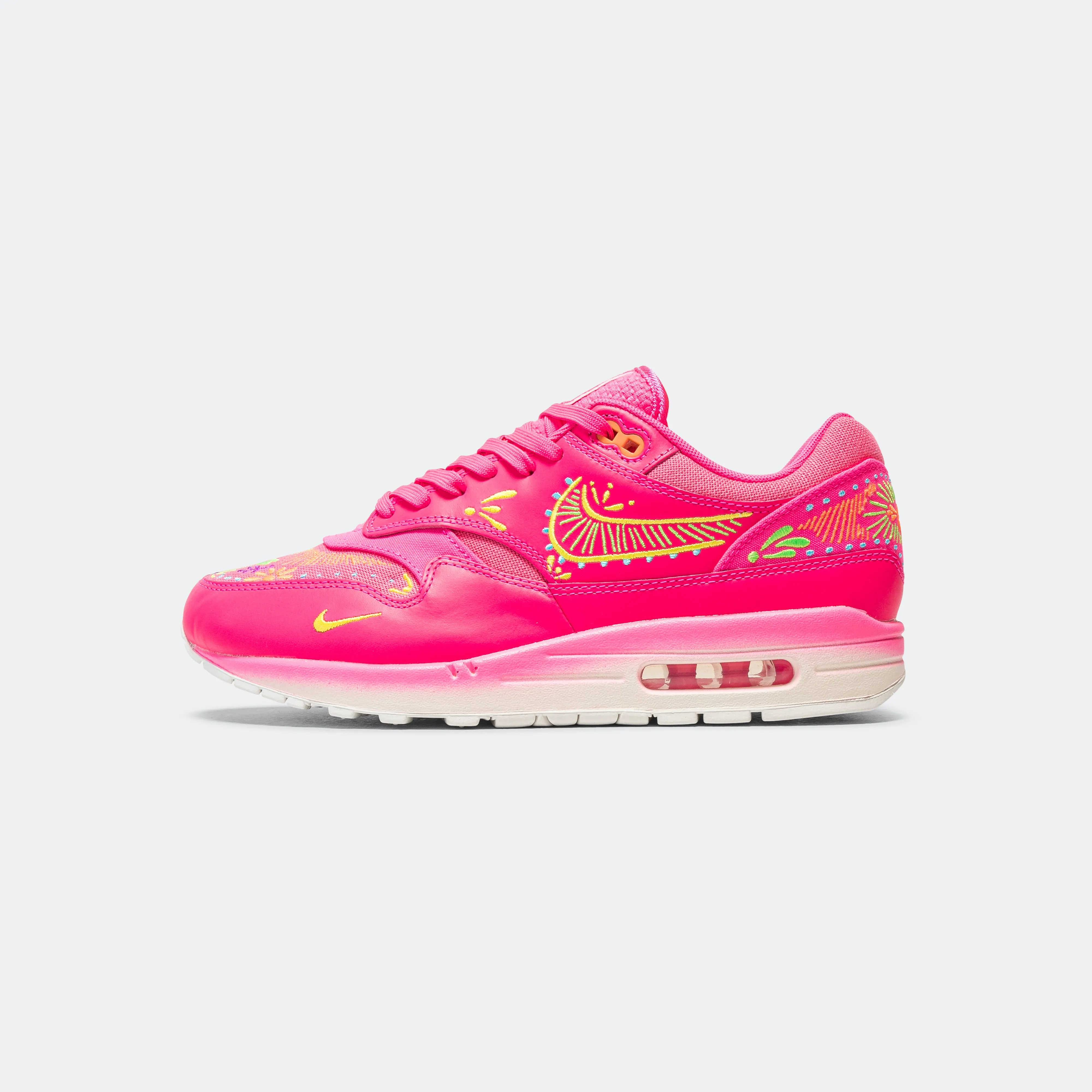 Air Max 1 PRM - Hyper Pink/Sail-Opti Yellow-Green Strike