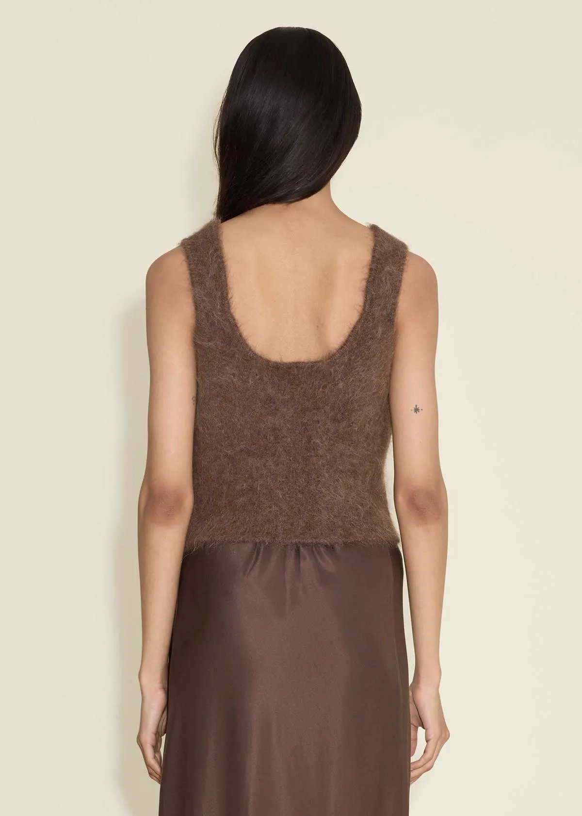 Alpaca Tank Top - Brown