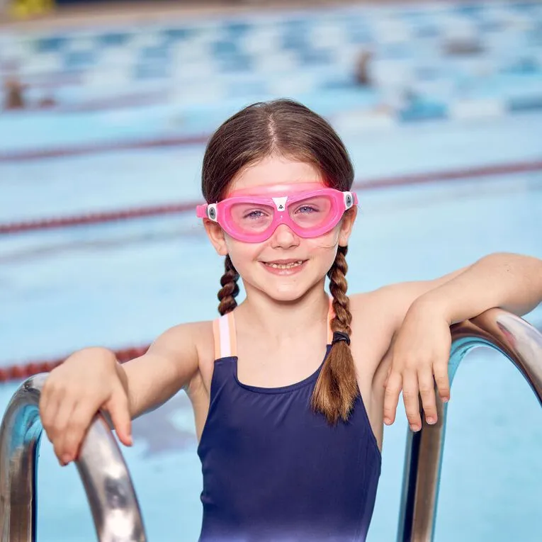 Aqua Sphere Seal Kid2 '18.A1 - Pink/White:Clear Lens