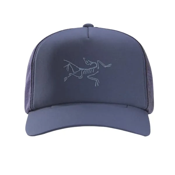 ARC'TERYX-BIRD TRUCKER CURVED BLACK/SAPPHIRE  - Cap