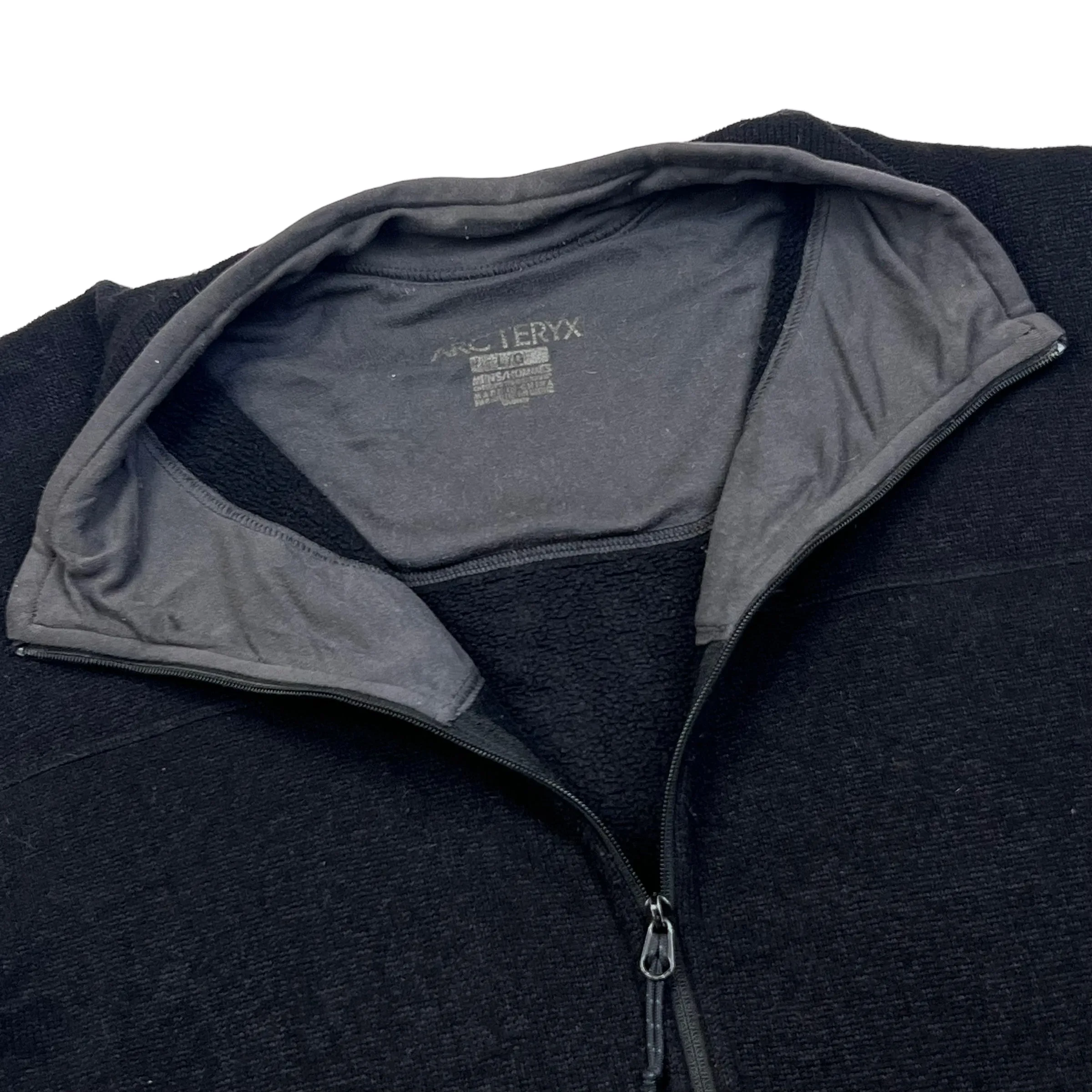 Arc'teryx Black Zip Up Fleece