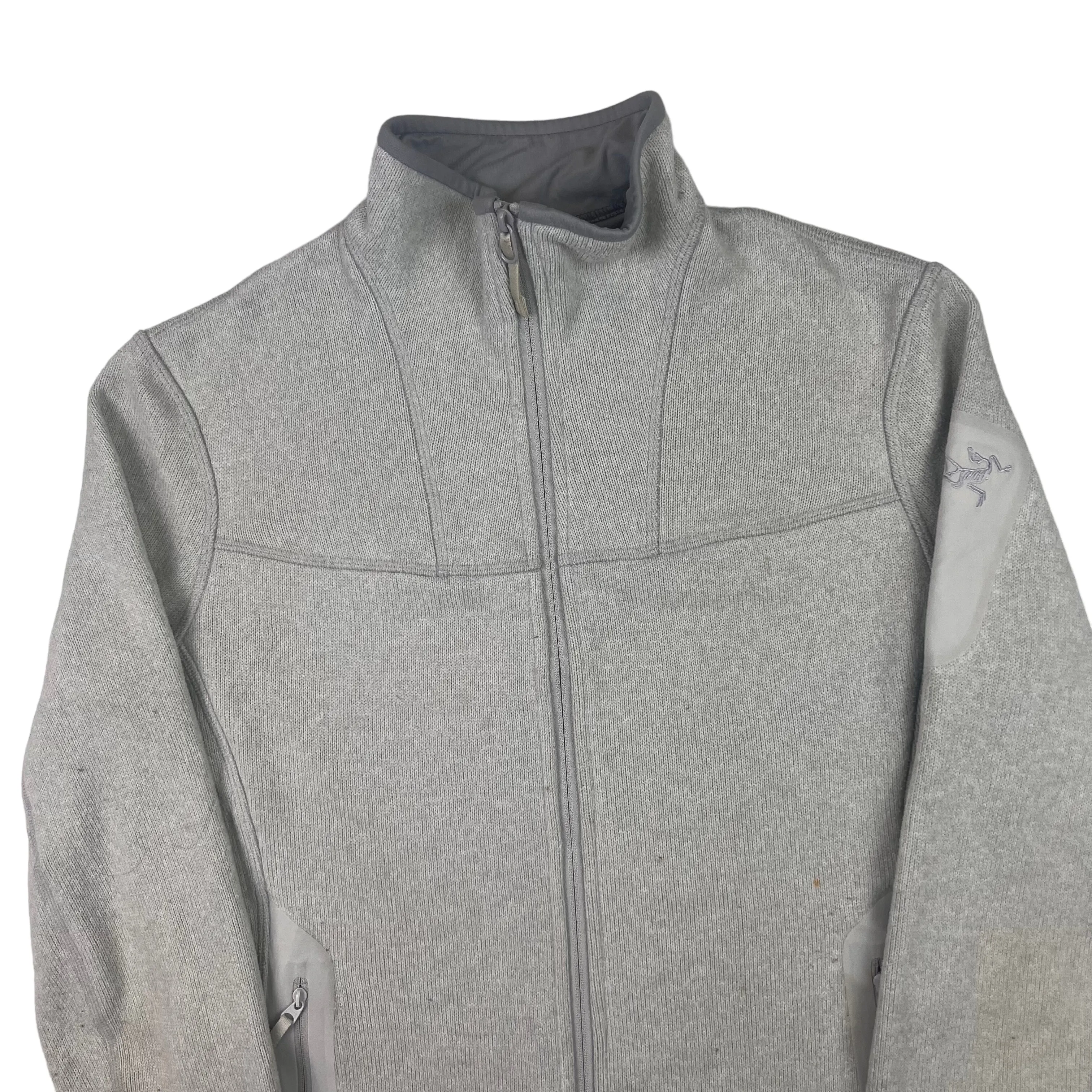 Arc'teryx Grey Full-Zip Fleece Jacket