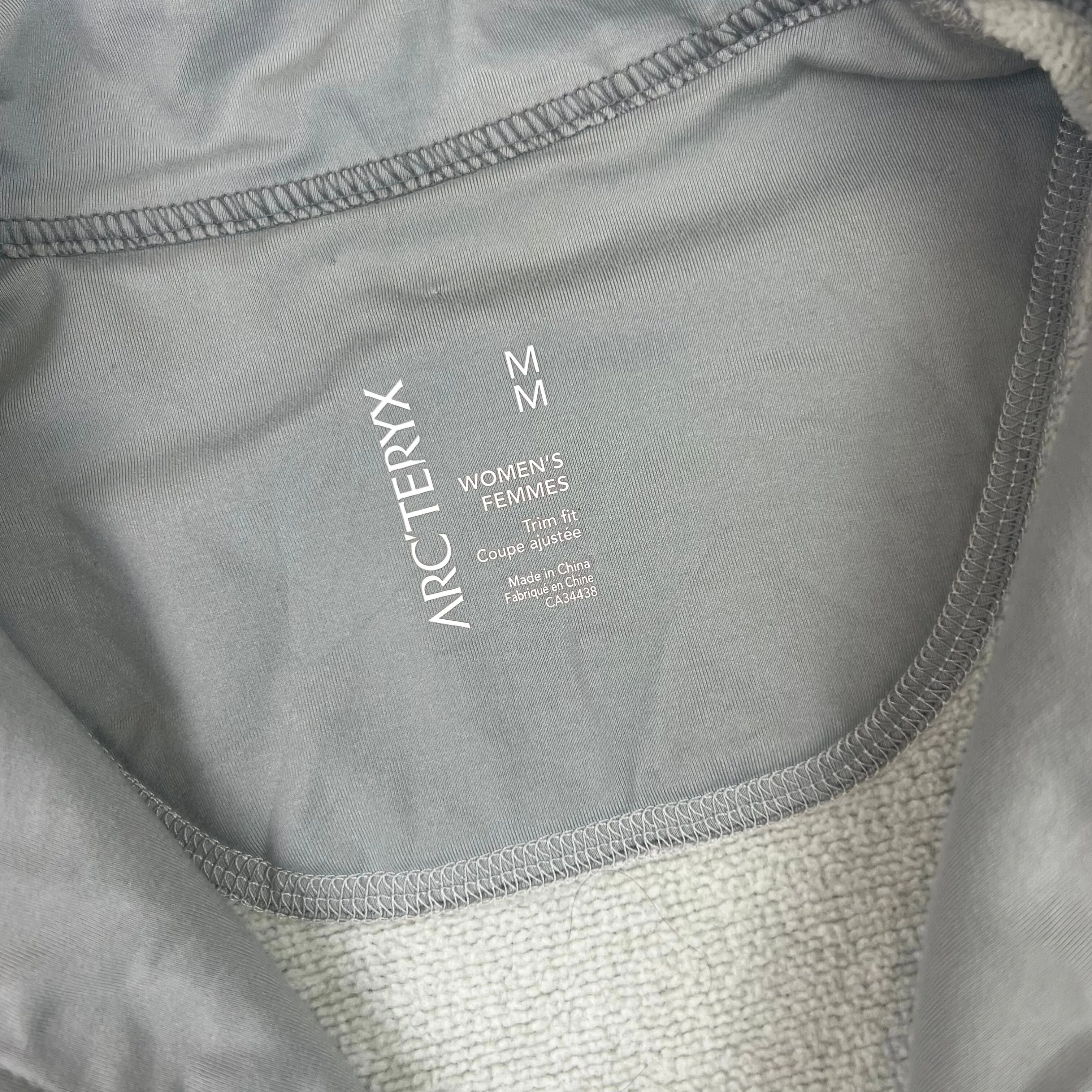 Arc'teryx Grey Full-Zip Fleece Jacket