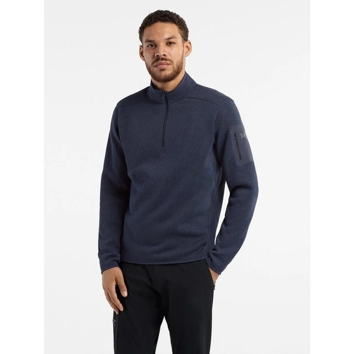 Arc'teryx Men's Covert Half Zip - Black Sapphire