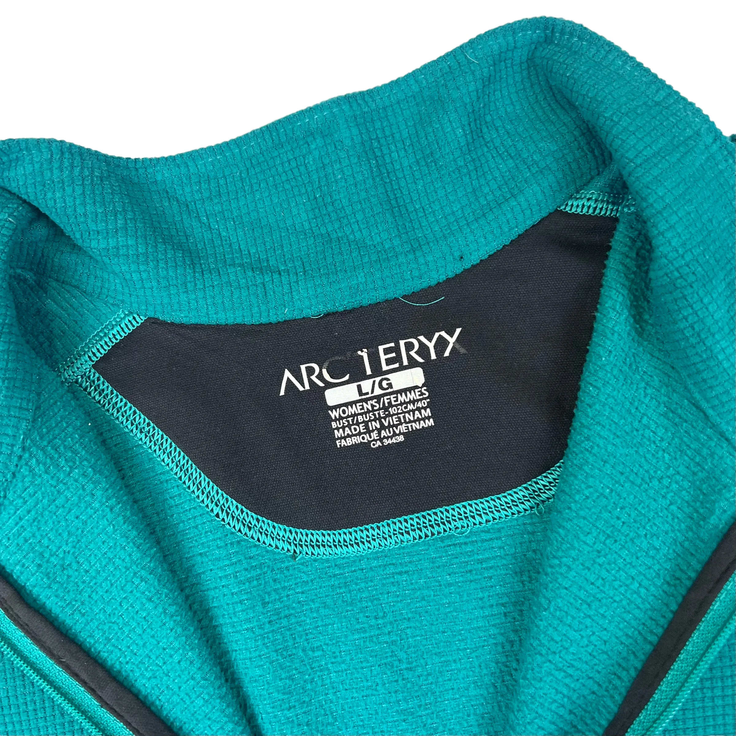 Arc'teryx Turquoise Blue Lightweight Fleece