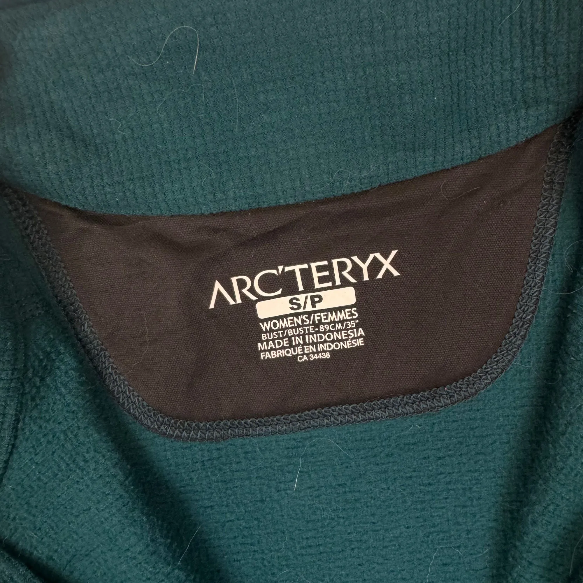 Arc'teryx Women's Zip-Up Fleece Jacket Teal