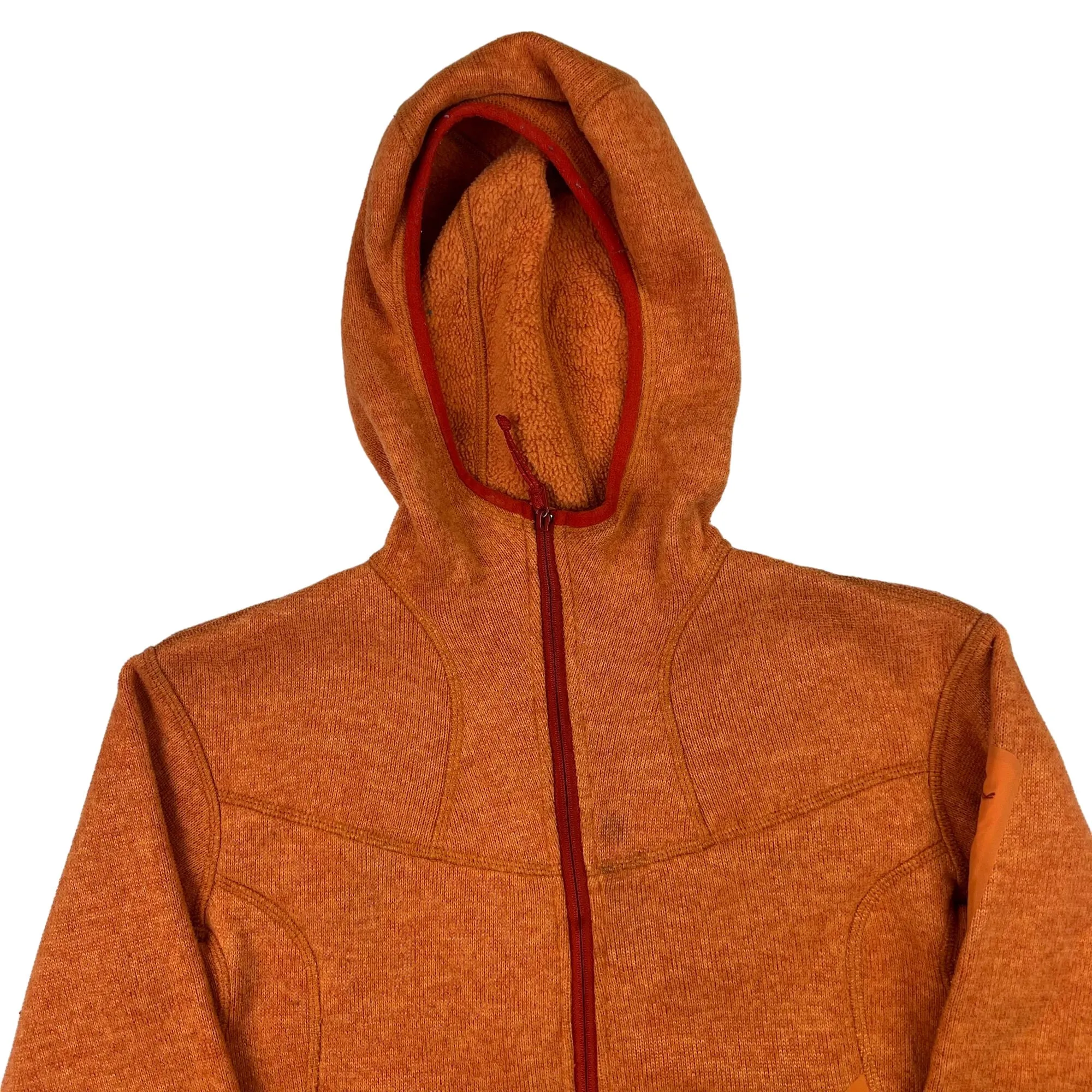 Arc'teryx Zip-Up Polartec Hooded Fleece Orange