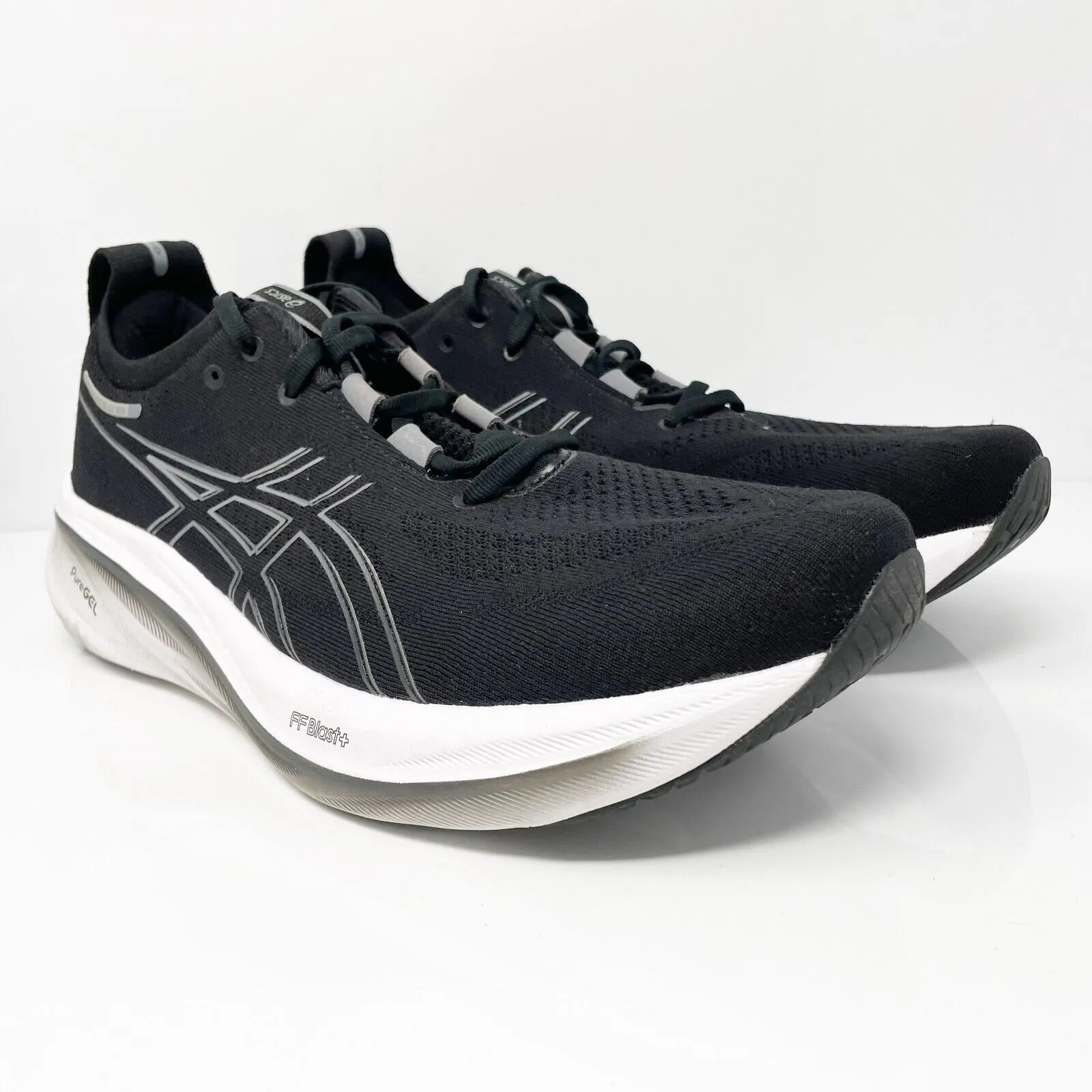 Asics Mens Gel Nimbus 26 1011B794 Black Running Shoes Sneakers Size 12.5