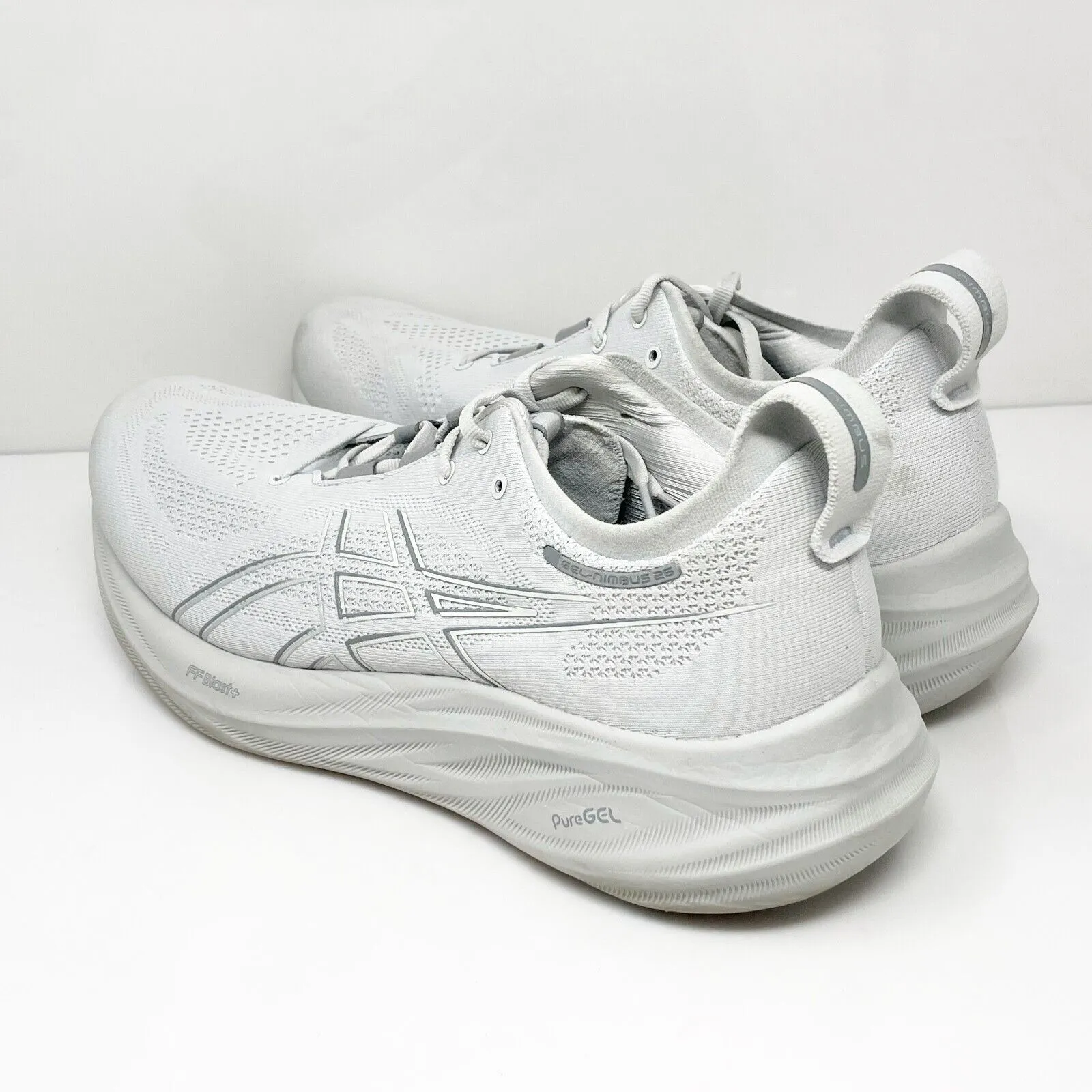 Asics Mens Gel Nimbus 26 1011B993 White Running Shoes Sneakers Size 13