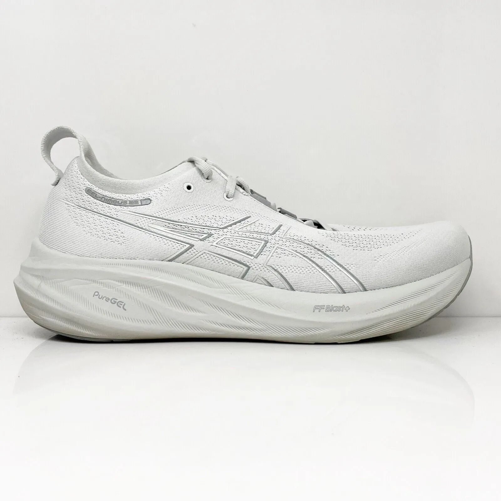 Asics Mens Gel Nimbus 26 1011B993 White Running Shoes Sneakers Size 13