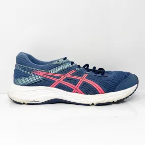 Asics Womens Gel Contend 6 1012A570 Blue Running Shoes Sneakers Size 7.5