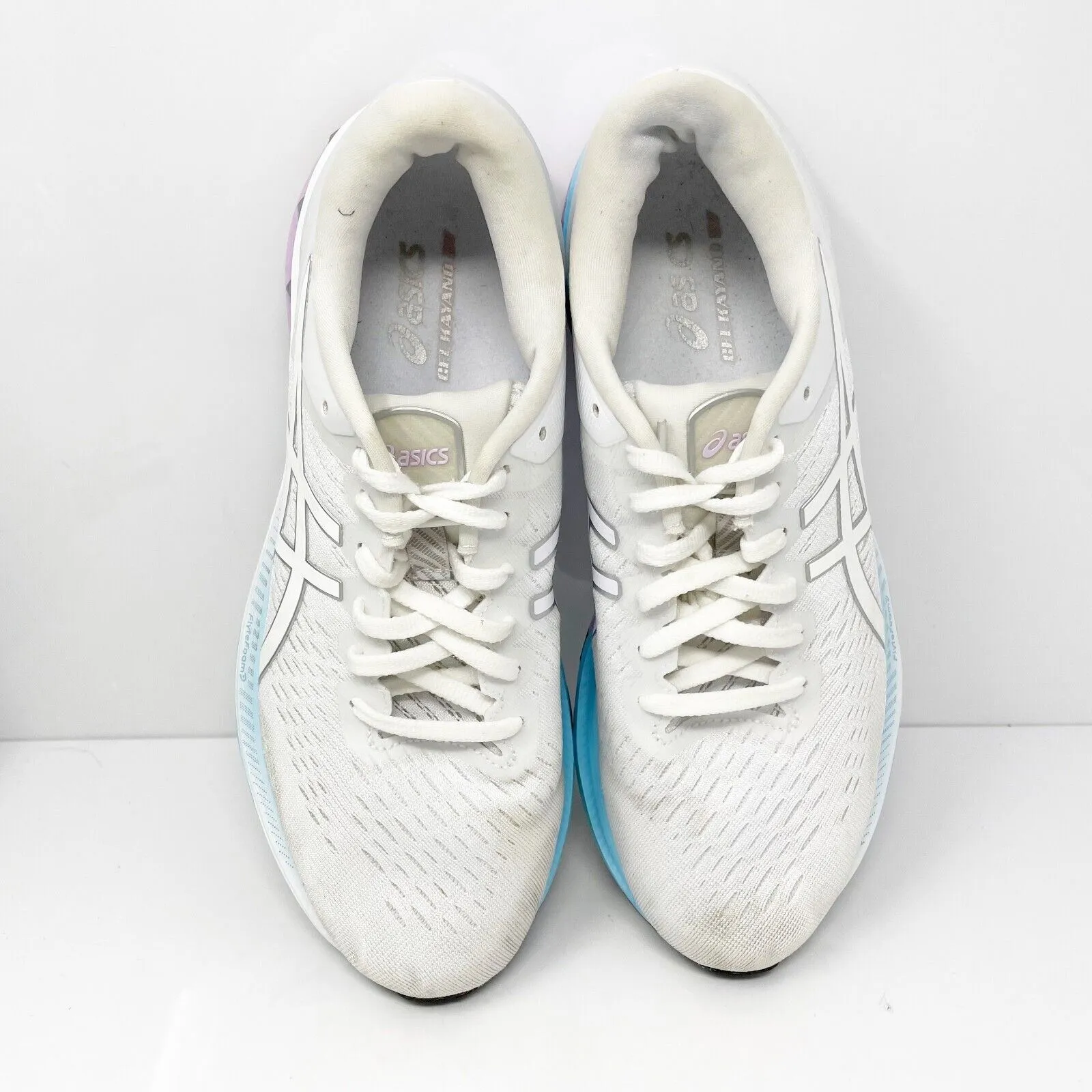 Asics Womens Gel Kayano 27 1012A649 White Running Shoes Sneakers Size 9.5