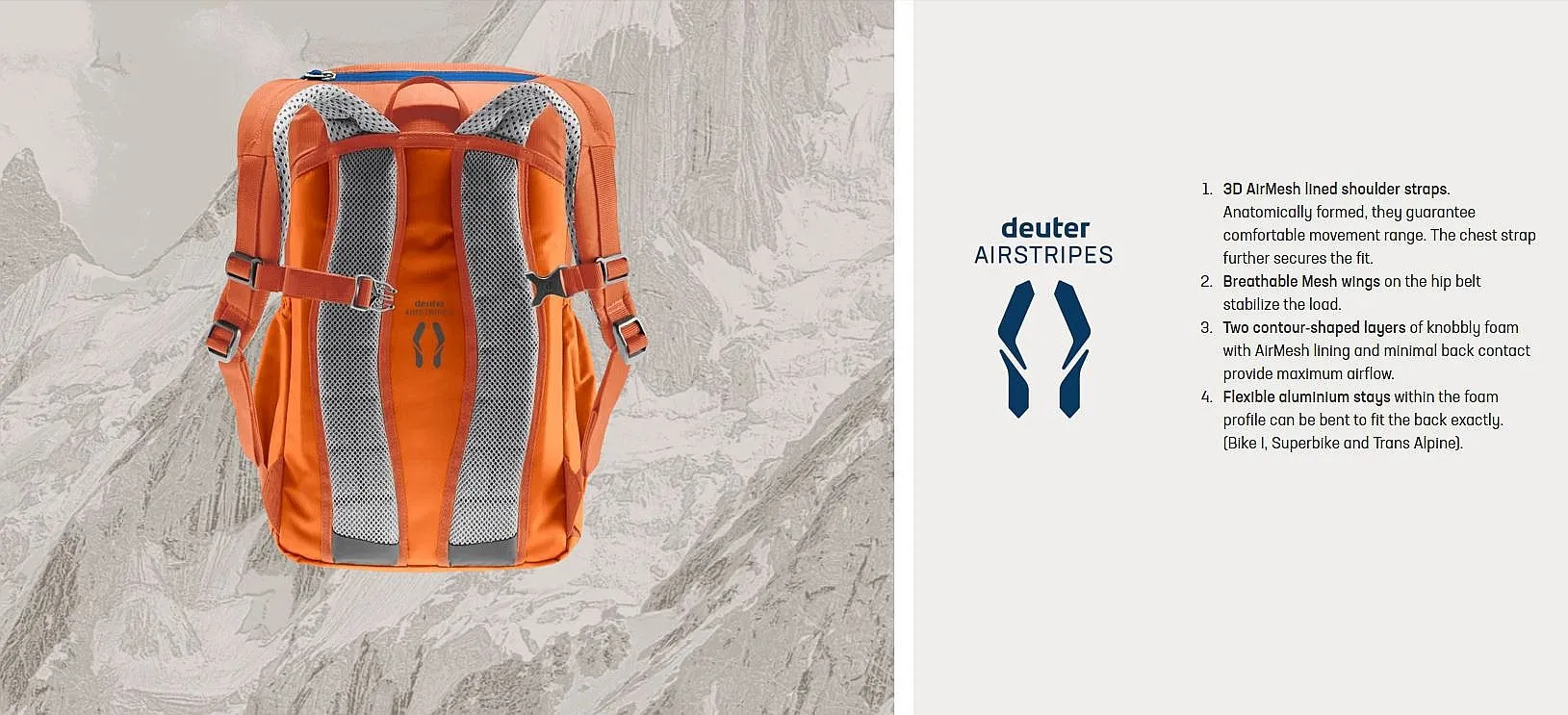 backpack Deuter Junior - Chestnut/Mandarine - unisex junior