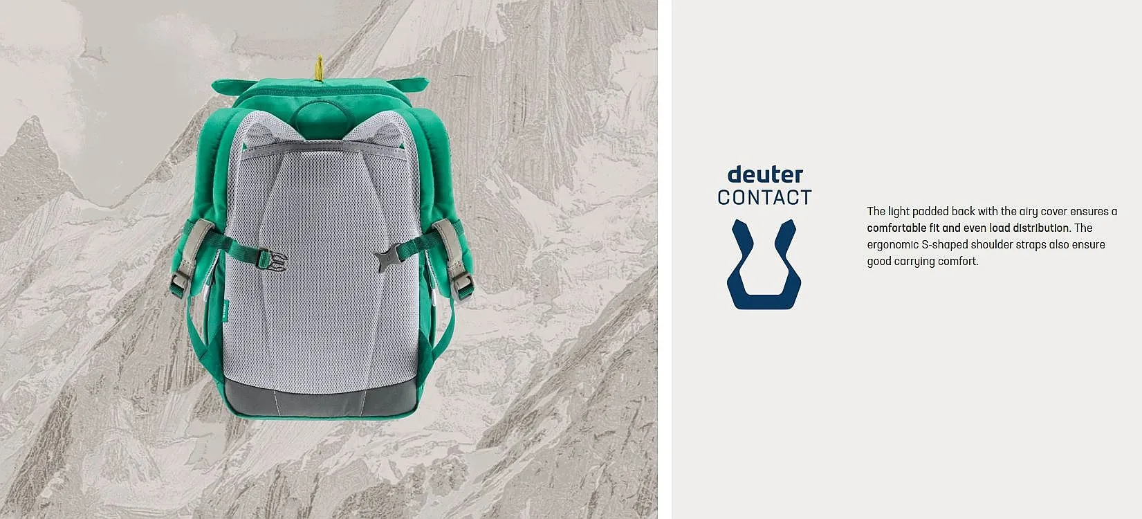 backpack Deuter Kikki 8 - Fern/Alpinegreen - kid´s