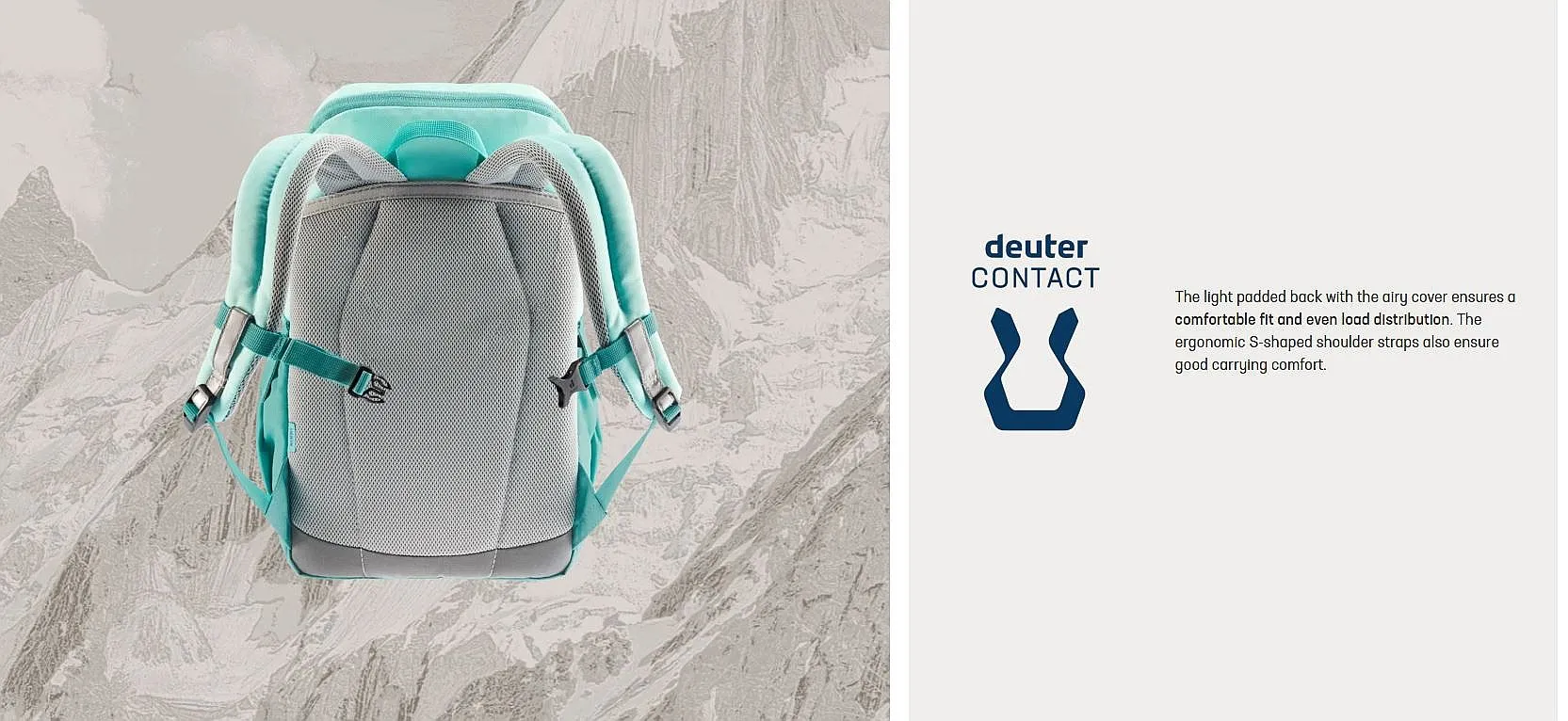 backpack Deuter Kikki 8 - Glacier/Dustblue - kid´s