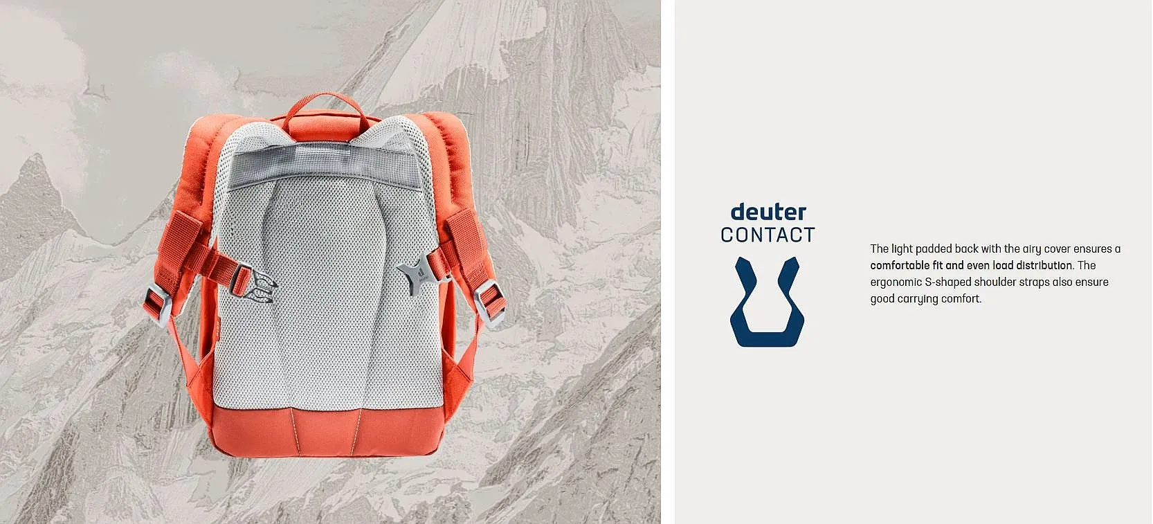 backpack Deuter Pico - Papaya/Lava - kid´s