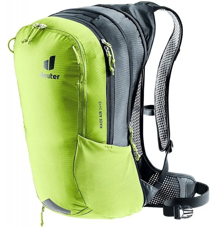 backpack Deuter Race Air 14+3 - Citrus/Graphite