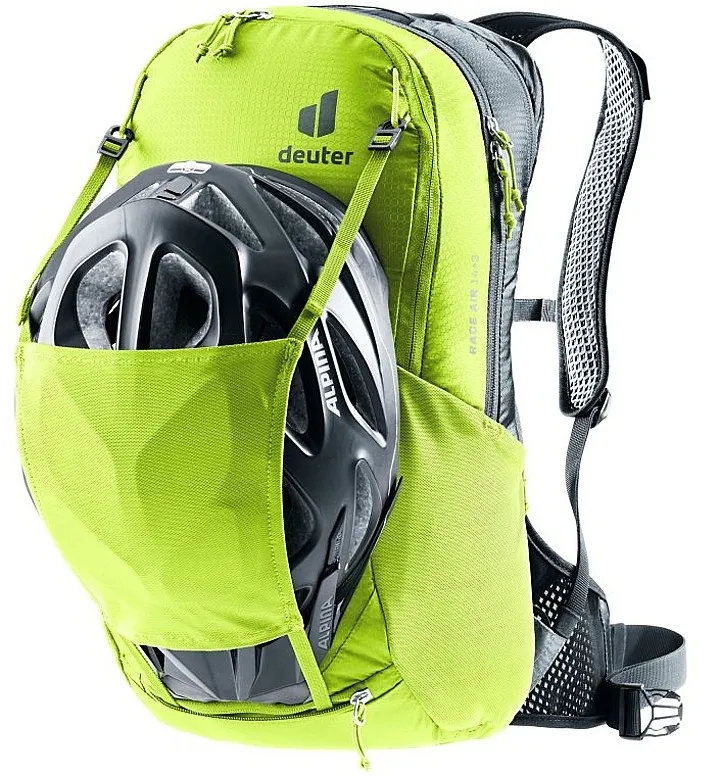 backpack Deuter Race Air 14+3 - Citrus/Graphite