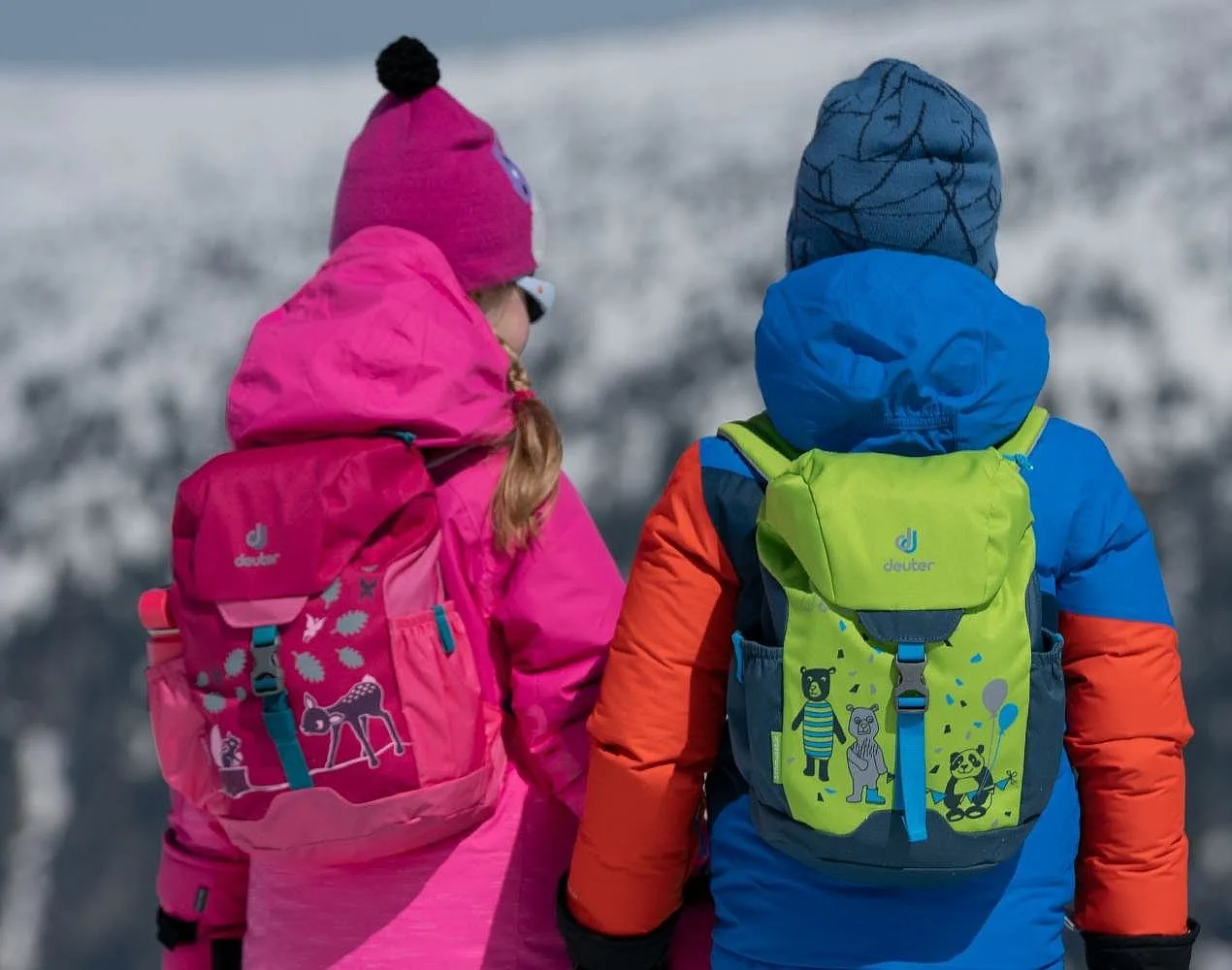 backpack Deuter Schmusebär - Kiwi/Arctic - kid´s