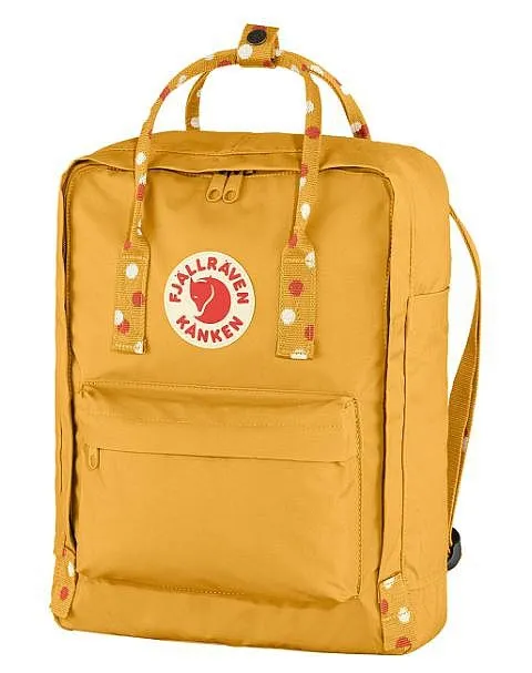 backpack Fjällräven Kanken - 160-916/Ochre/Confetti Pattern