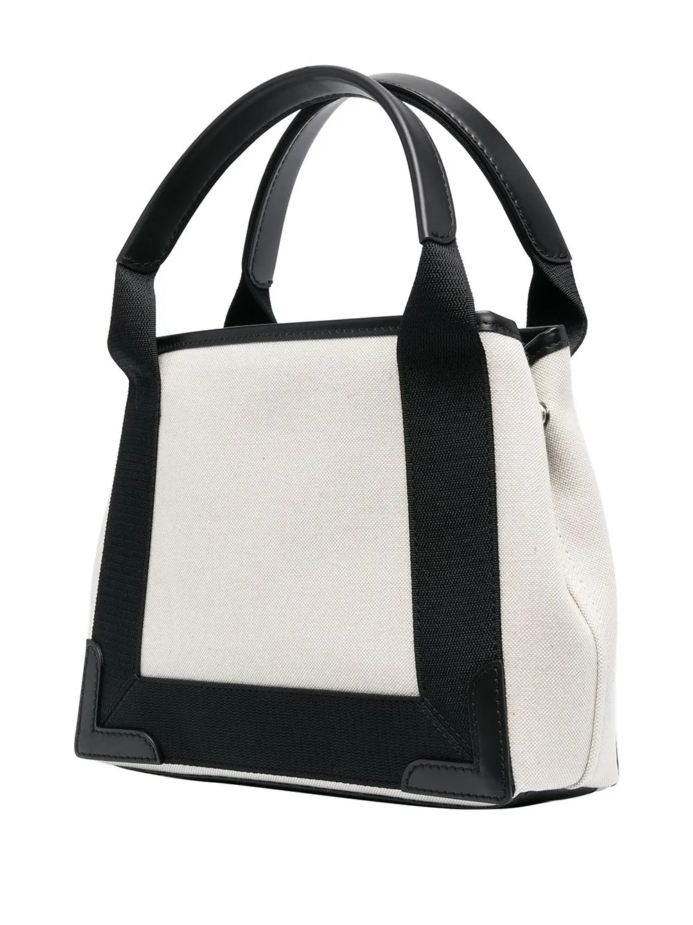 Balenciaga    Balenciaga Navy Cabas Xs Organic Cotton Tote Bag