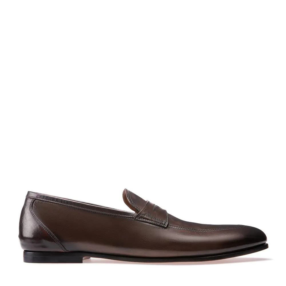 Bally Mens Plator Slip on Loafers in Brown