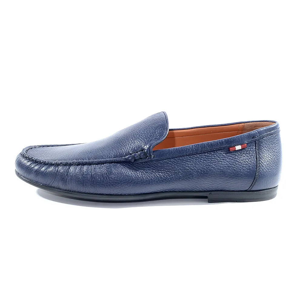 Bally Mens Slip on Loafers in Blue