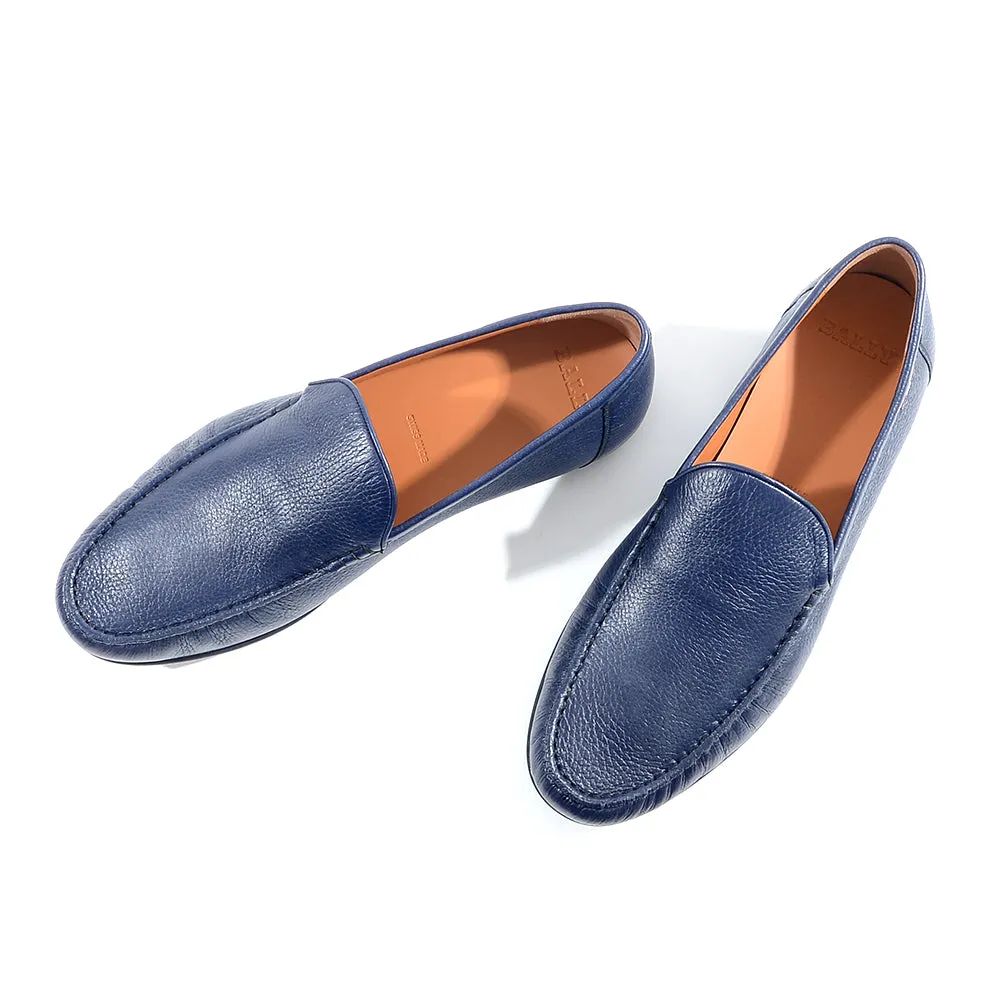 Bally Mens Slip on Loafers in Blue