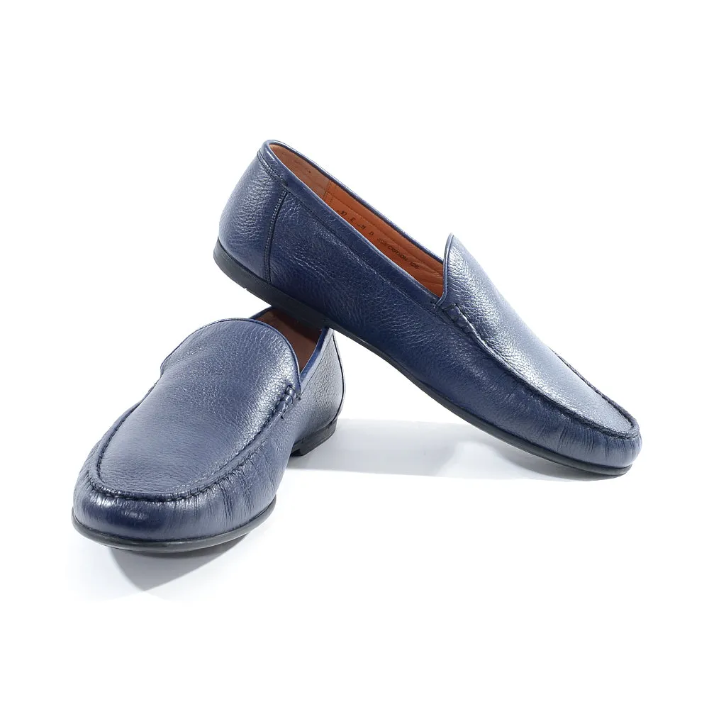 Bally Mens Slip on Loafers in Blue