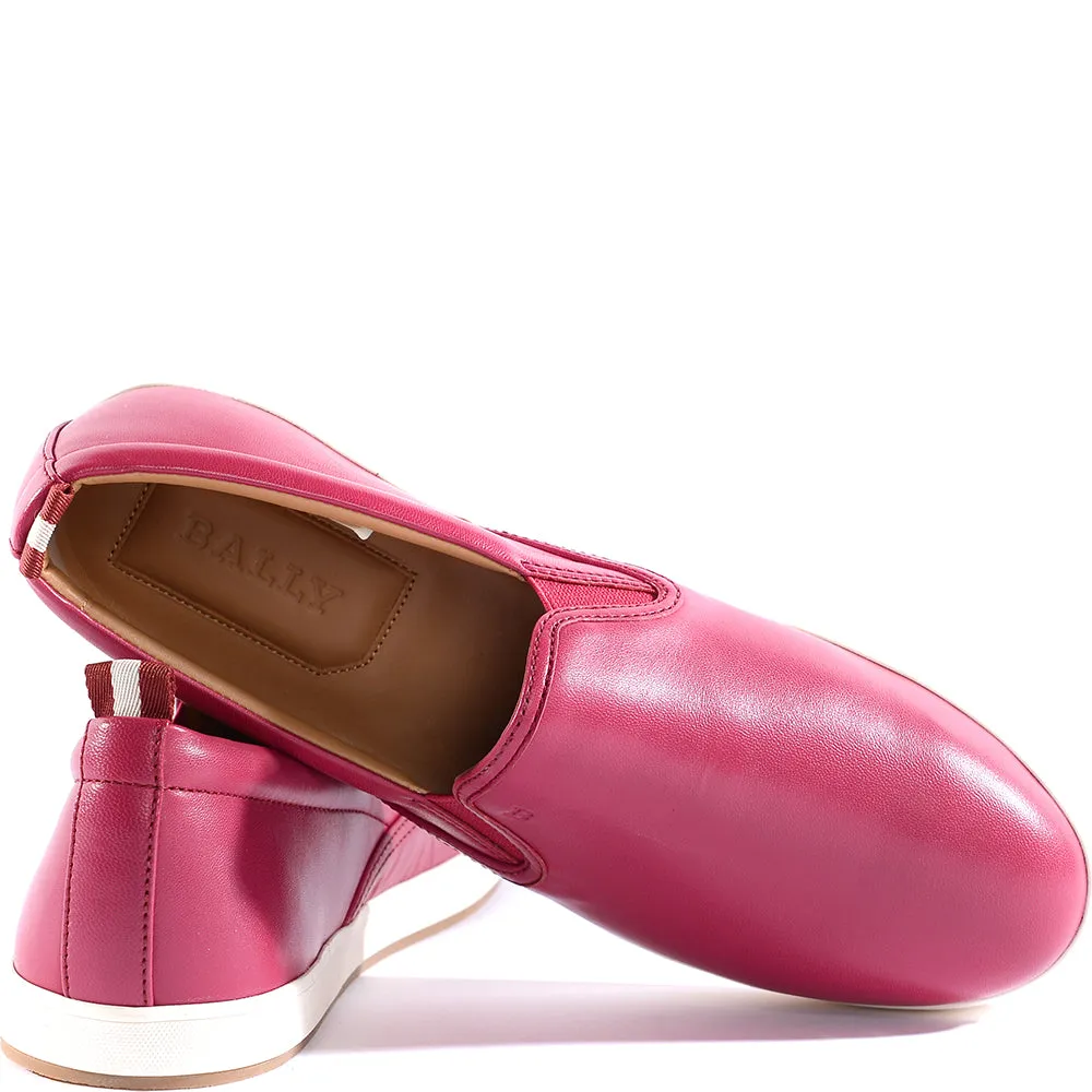 Bally Womens Loafers in Pink