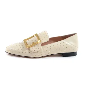 Bally Womens Slip on Loafers in Beige