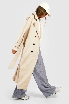 Belt Detail Midi Trench Coat