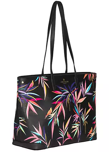 Black Bamboo Large Tote Bag by Sara Miller | Look Again