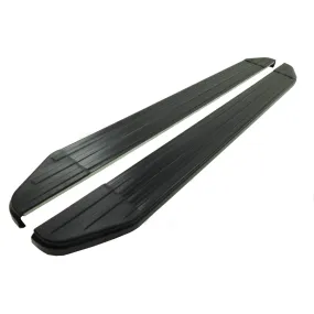 Black Raptor Side Steps Running Boards for Mitsubishi Outlander PHEV 2013-2021