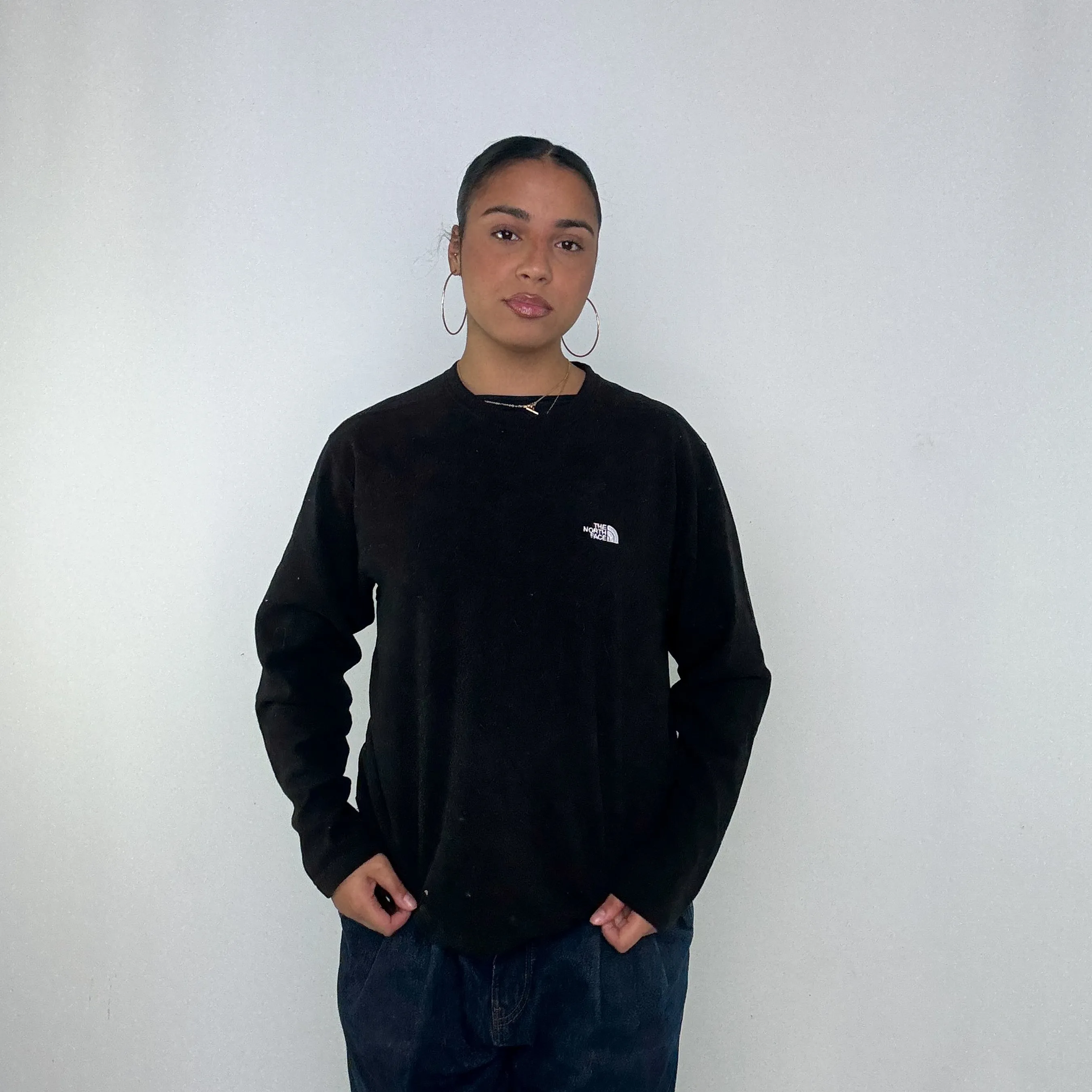 Black y2ks The North Face Sweatshirt (M)