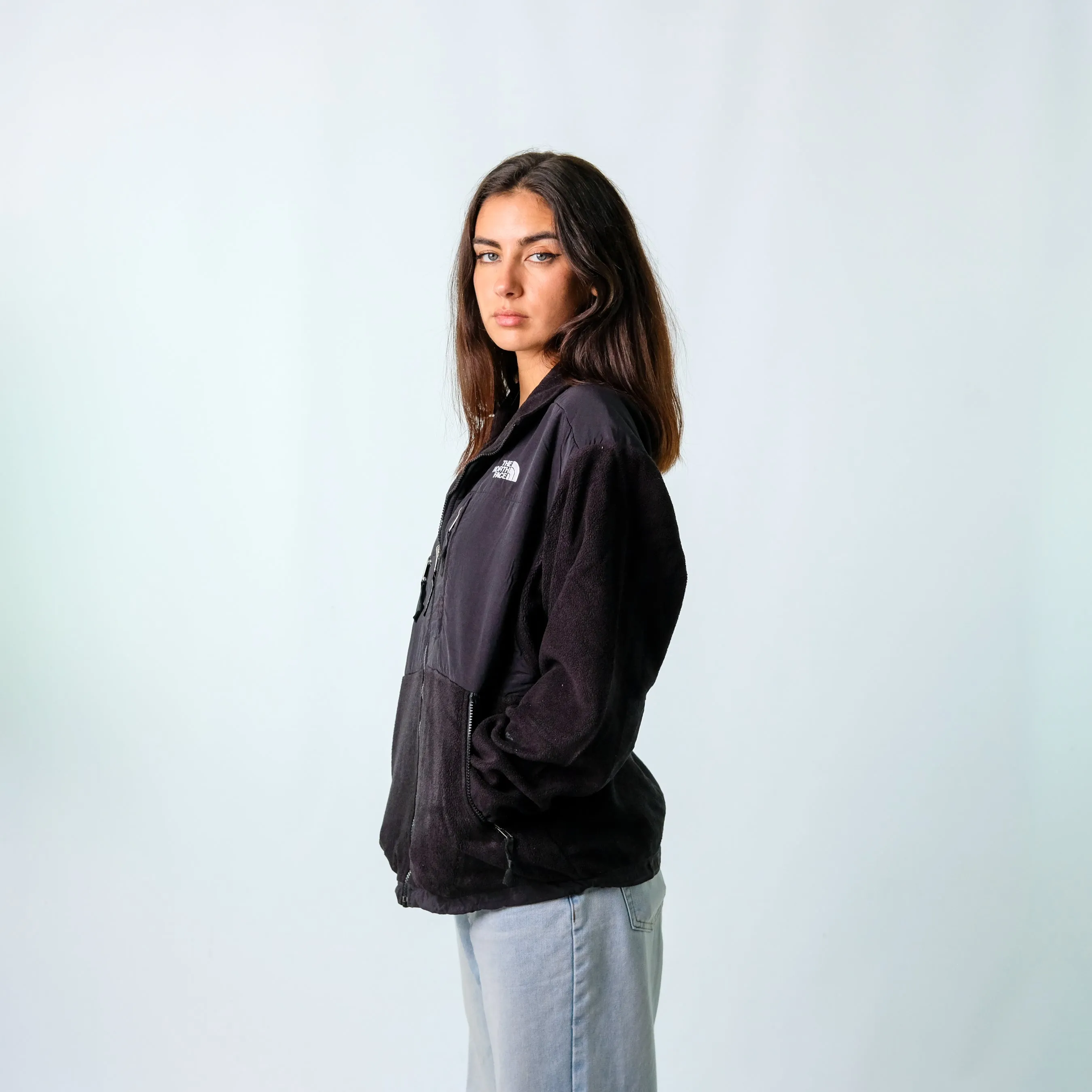 Black y2ks The North Face zip up  Fleece (L)