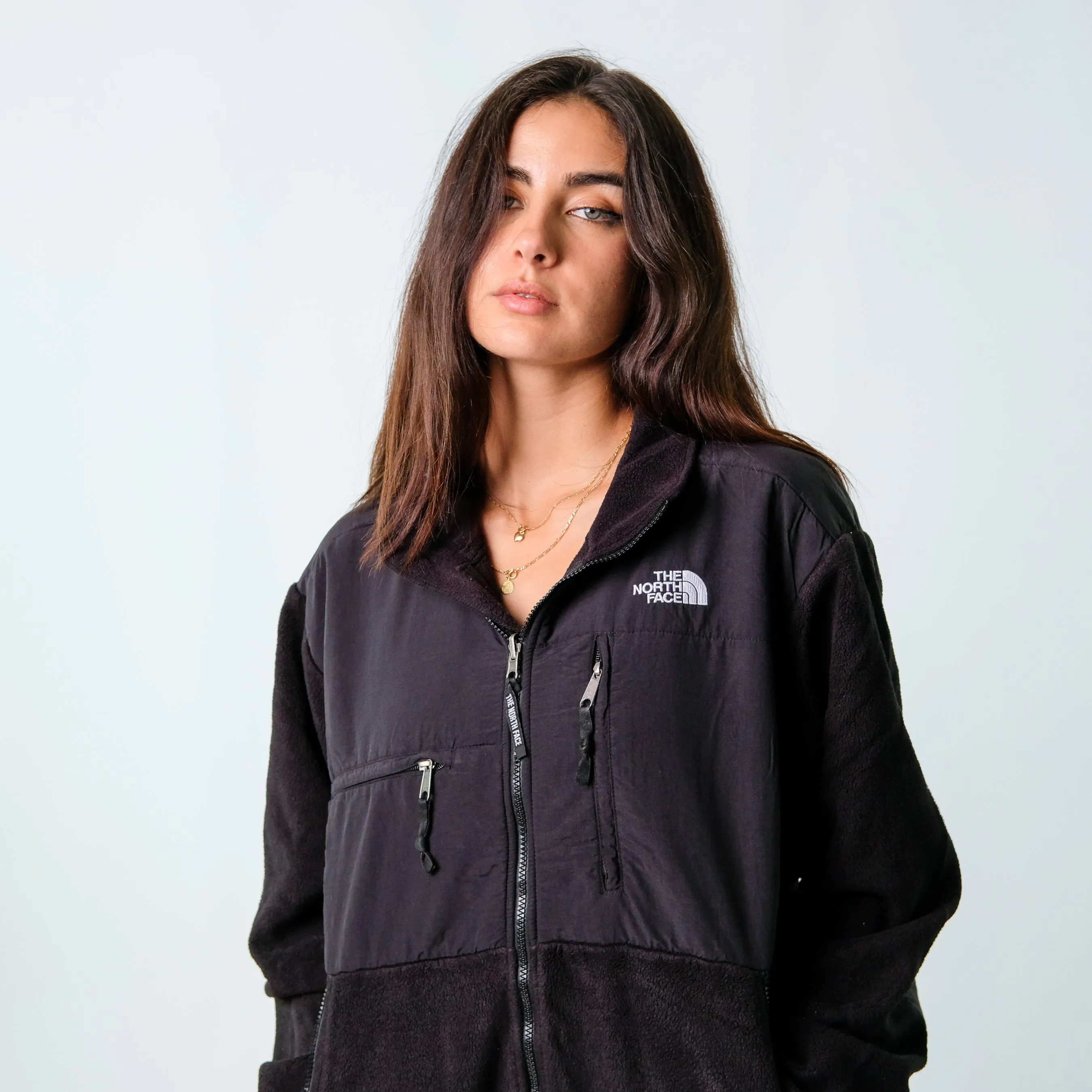 Black y2ks The North Face zip up  Fleece (L)