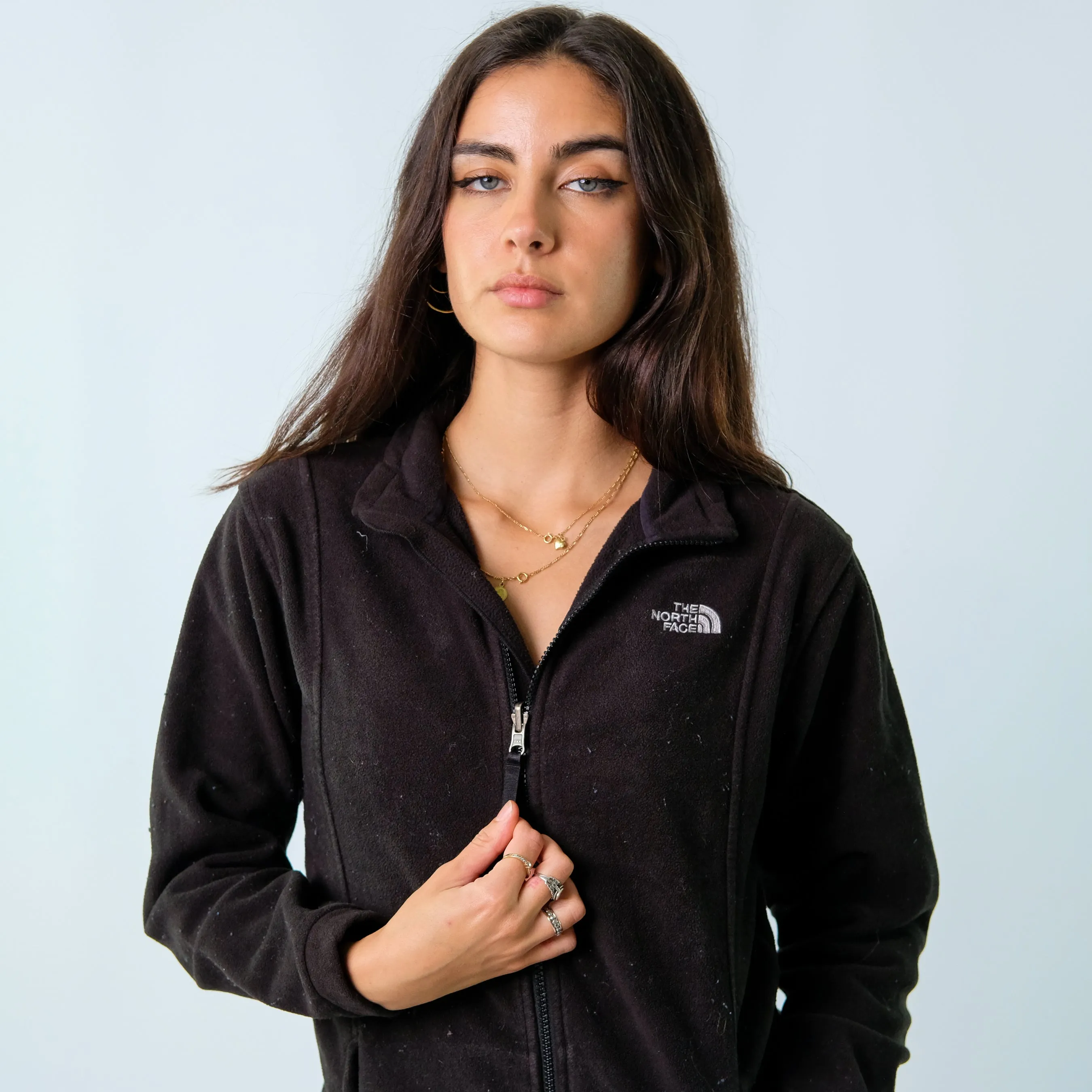 Black y2ks The North Face zip up  Fleece (M)