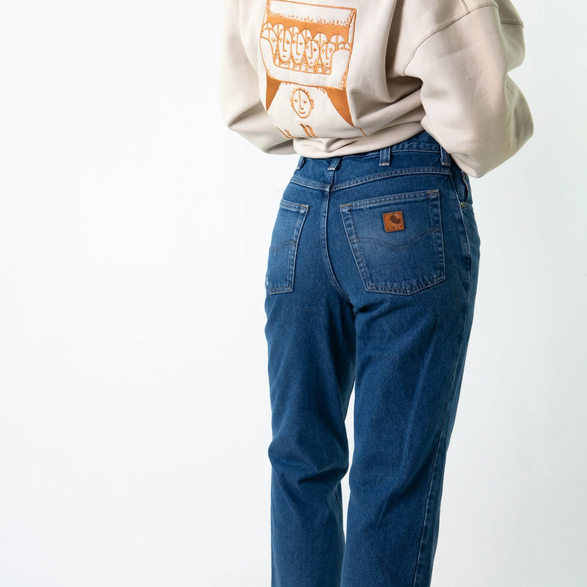 Blue Denim 90s Carhartt  Cargo Skater Trousers Pants Jeans (29x30)