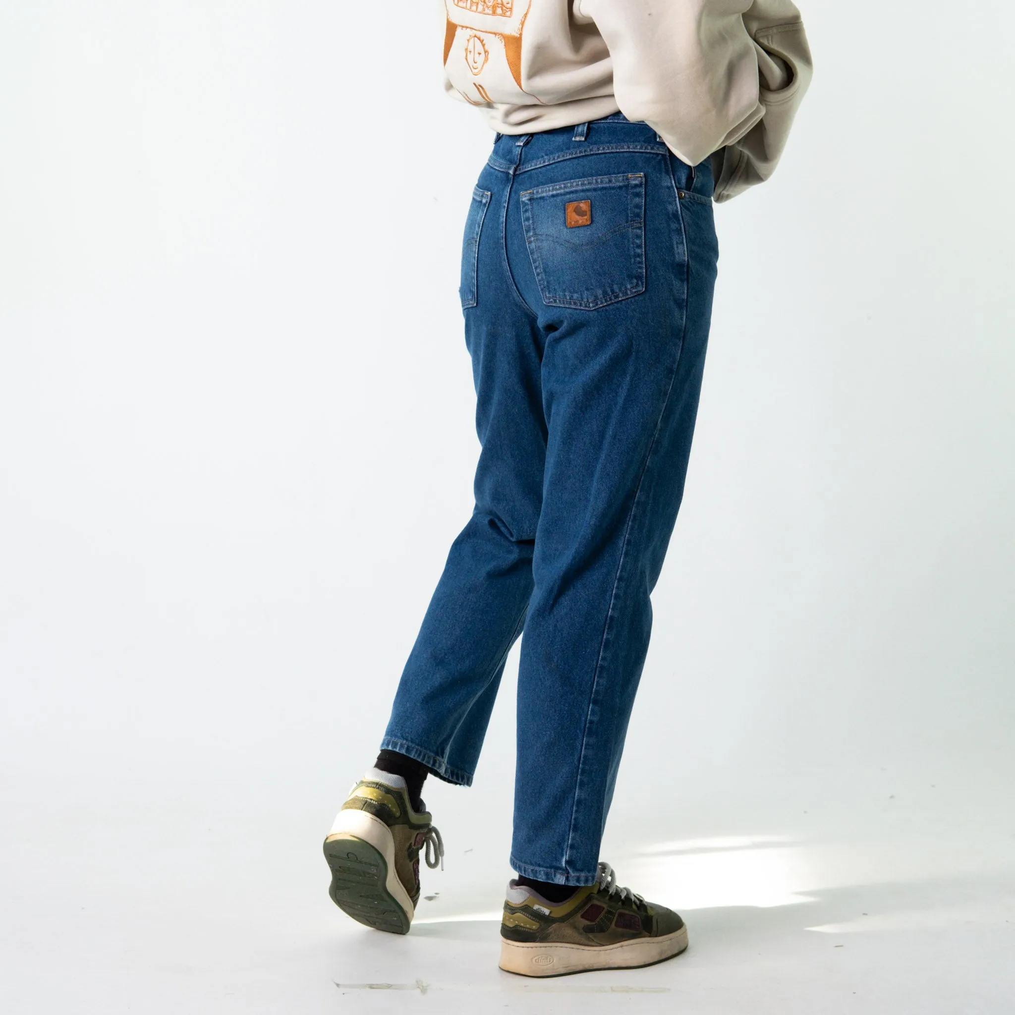 Blue Denim 90s Carhartt  Cargo Skater Trousers Pants Jeans (29x30)